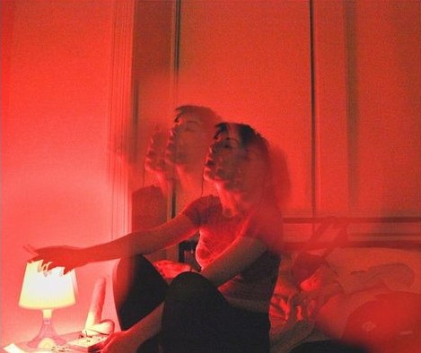 red bedroom